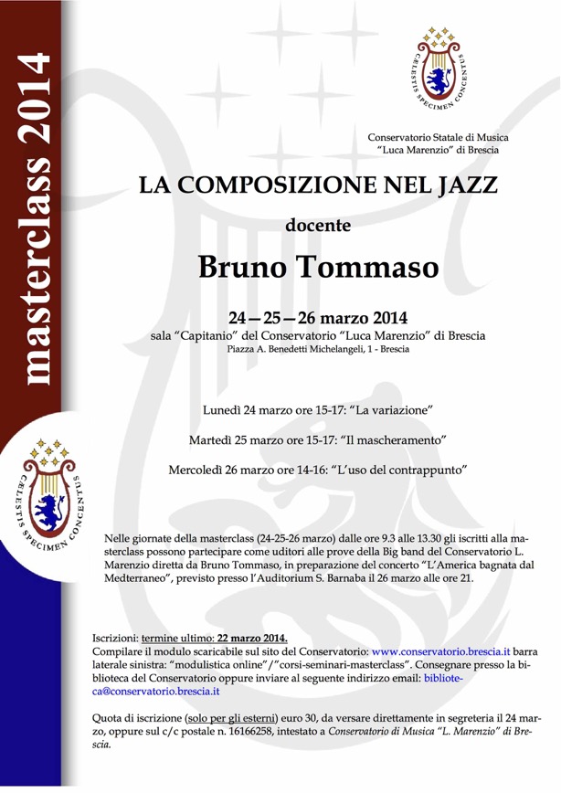 masterclass Bruno Tommaso