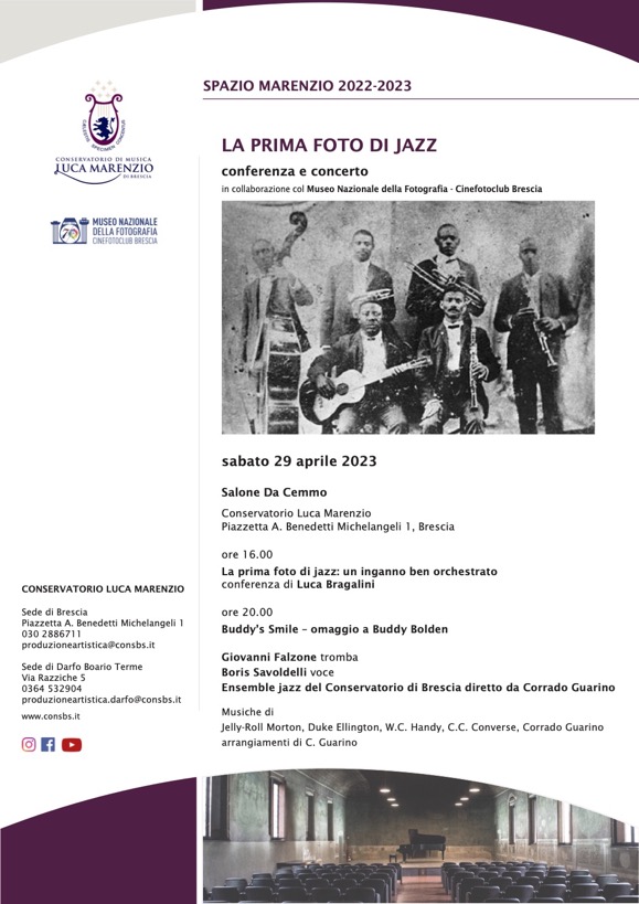 Spazio Marenzio-2023-04-29-La prima foto di jazz-Locandina